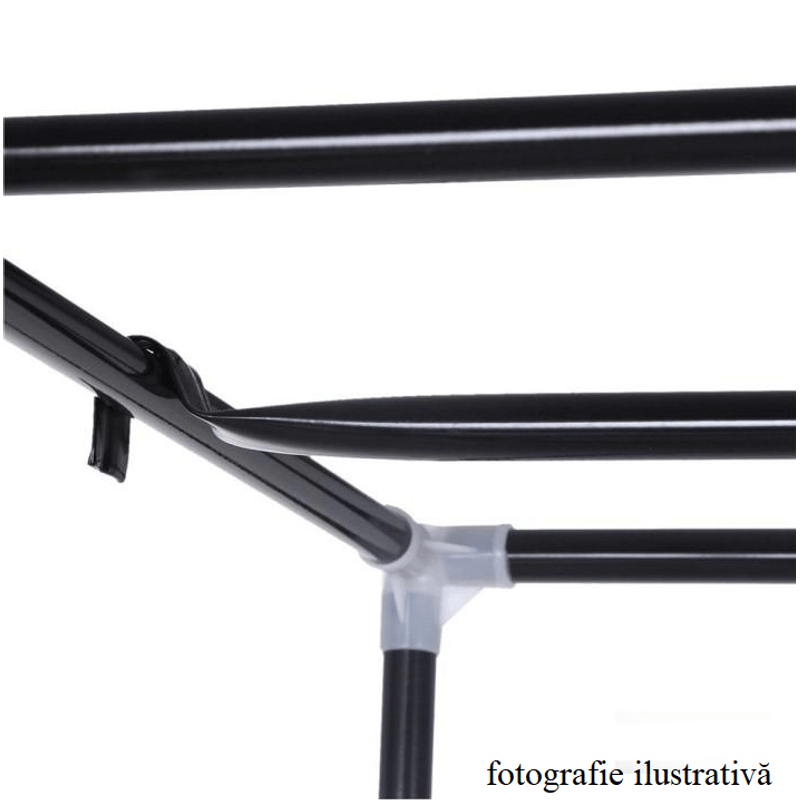 Casa si Gradina - Mobilier - Organizare si depozitare - Organizatoare pentru sertare si dulapuri - Organizator de garderoba, material textil/metal, maro, METIN VNW15 - Infinity.ro