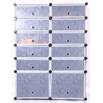 Casa si Gradina - Mobilier - Organizare si depozitare - Organizator incaltaminte - Organizator de pantofi modular, negru / alb lapte, BEKIM TYPE 2 - Infinity.ro