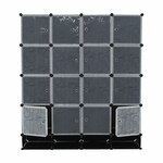 Casa si Gradina - Mobilier - Organizare si depozitare - Organizatoare pentru sertare si dulapuri - Organizator de dulap modular, negru / alb lapte, RODAN TYPE 2 - Infinity.ro