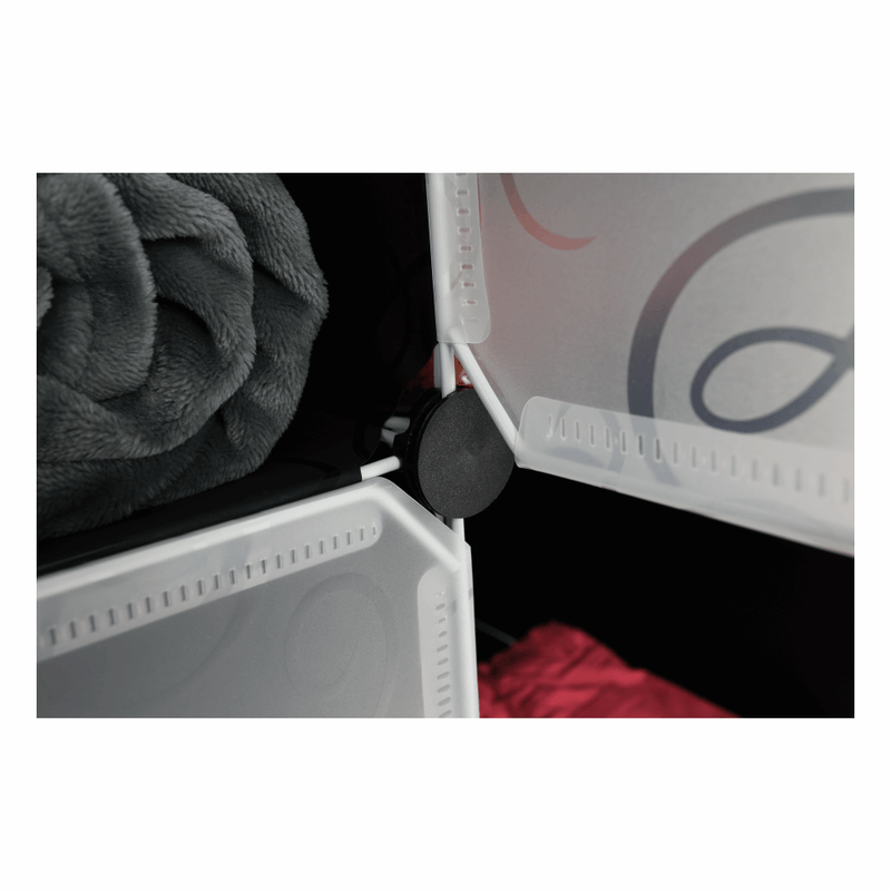 Casa si Gradina - Mobilier - Organizare si depozitare - Organizatoare pentru sertare si dulapuri - Organizator de dulap modular, negru / alb lapte, RODAN TYPE 2 - Infinity.ro