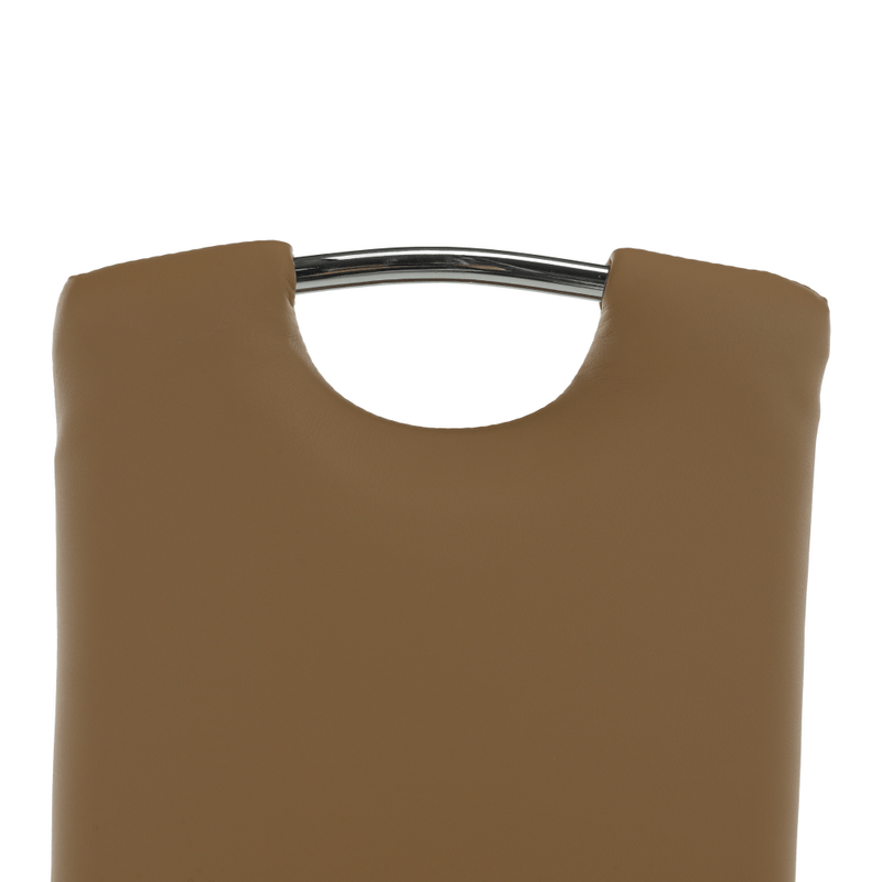 Casa si Gradina - Mobilier - Scaune si fotolii - Scaune - Scaun dining, piele ecologica bej/crom, ERVINA - Infinity.ro