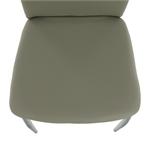 Casa si Gradina - Mobilier - Scaune si fotolii - Scaune - Scaun dining, piele ecologica gri/crom, ERVINA - Infinity.ro