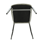 Casa si Gradina - Mobilier - Scaune si fotolii - Scaune - Scaun dining, piele ecologica gri/crom, ERVINA - Infinity.ro