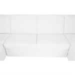 Casa si Gradina - Mobilier - Canapele si coltare - Coltare - Coltar in forma de U, piele ecologica, alb, model dreapta, BITER U - Infinity.ro