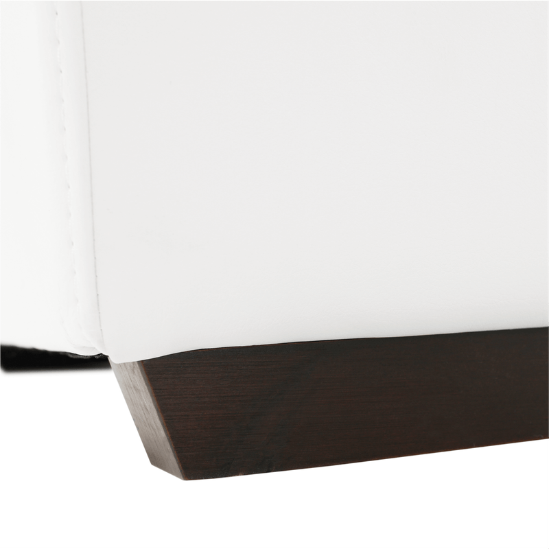 Casa si Gradina - Mobilier - Canapele si coltare - Coltare - Coltar in forma de U, piele ecologica, alb, model dreapta, BITER U - Infinity.ro