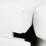 Casa si Gradina - Mobilier - Canapele si coltare - Coltare - Coltar in forma de U, piele ecologica, alb, model dreapta, BITER U - Infinity.ro