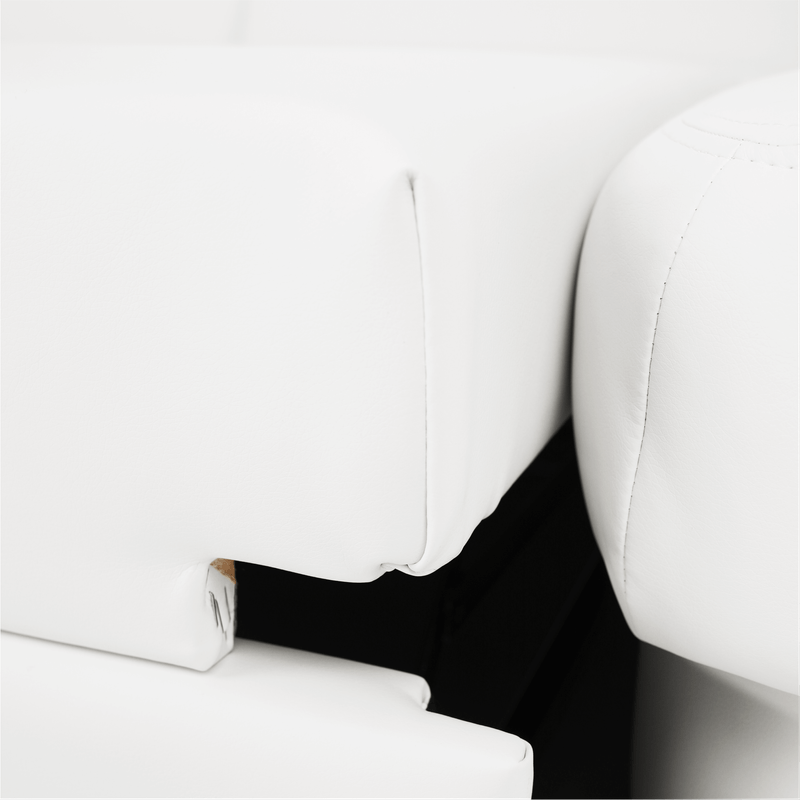 Casa si Gradina - Mobilier - Canapele si coltare - Coltare - Coltar in forma de U, piele ecologica, alb, model dreapta, BITER U - Infinity.ro