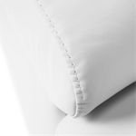 Casa si Gradina - Mobilier - Canapele si coltare - Coltare - Coltar in forma de U, piele ecologica, alb, model dreapta, BITER U - Infinity.ro