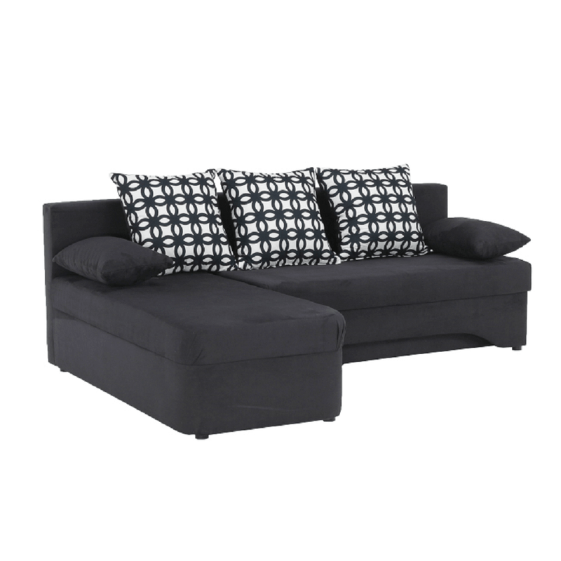 Casa si Gradina - Mobilier - Canapele si coltare - Coltare - Coltar cu colt, gri inchis mix, POLARIS NEW - Infinity.ro