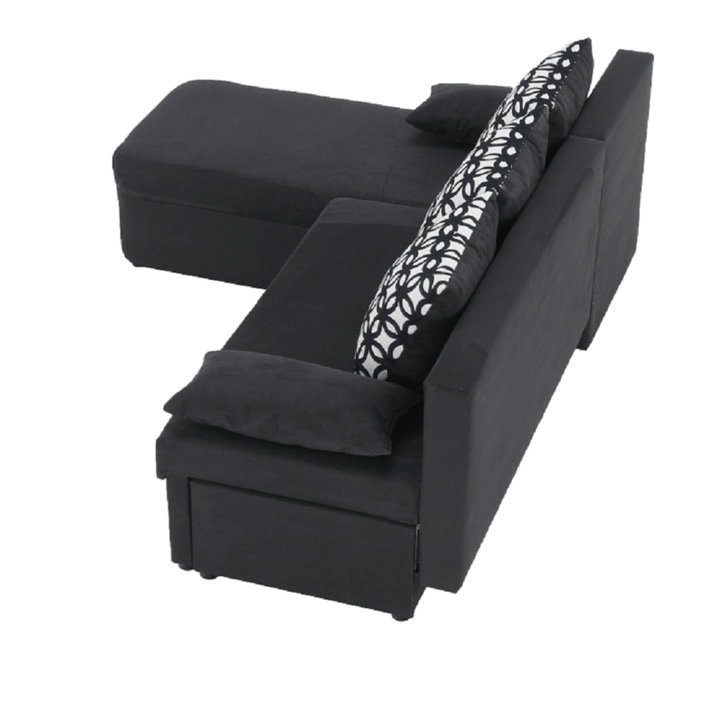 Casa si Gradina - Mobilier - Canapele si coltare - Coltare - Coltar cu colt, gri inchis mix, POLARIS NEW - Infinity.ro