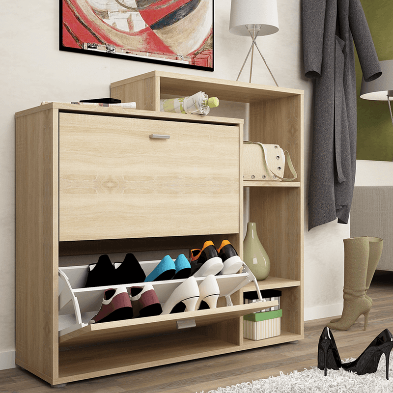Casa si Gradina - Mobilier - Dulapuri si sifoniere - Dulapuri pantofi - Pantofar inclinabil, stejar sonoma, IZABELA - Infinity.ro