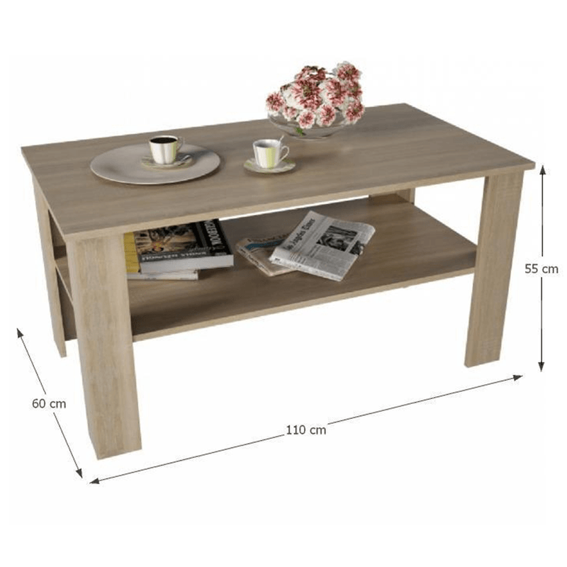 Casa si Gradina - Mobilier - Mese si birouri - Masute de cafea - Masuta de cafea, stejar sonoma, GAUDI - Infinity.ro