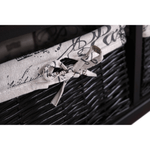 Casa si Gradina - Mobilier - Organizare si depozitare - Bancute - Banca cu  perna, 2 cosuri de rachita, maro inchis/bej/imprimeu, SEAT BENCH 3 - Infinity.ro