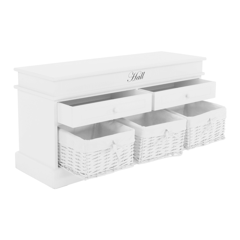 Casa si Gradina - Mobilier - Organizare si depozitare - Bancute - Banca cu spatiu de depozitare, alb, BLANCO SY1232 - Infinity.ro