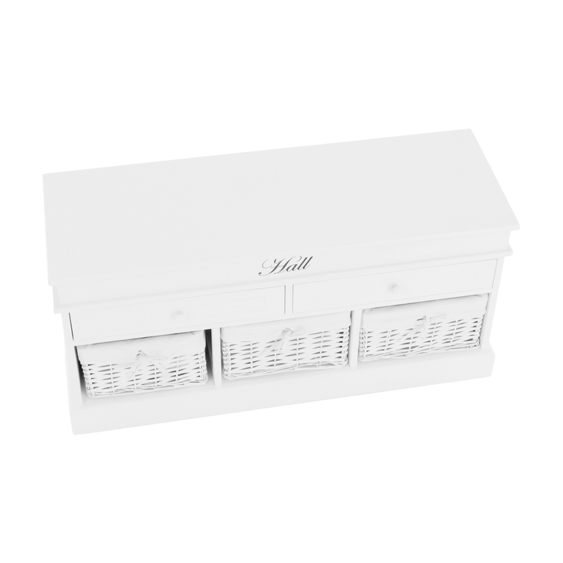 Casa si Gradina - Mobilier - Organizare si depozitare - Bancute - Banca cu spatiu de depozitare, alb, BLANCO SY1232 - Infinity.ro