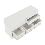 Casa si Gradina - Mobilier - Organizare si depozitare - Bancute - Banca cu spatiu de depozitare, alb, BLANCO SY1232 - Infinity.ro