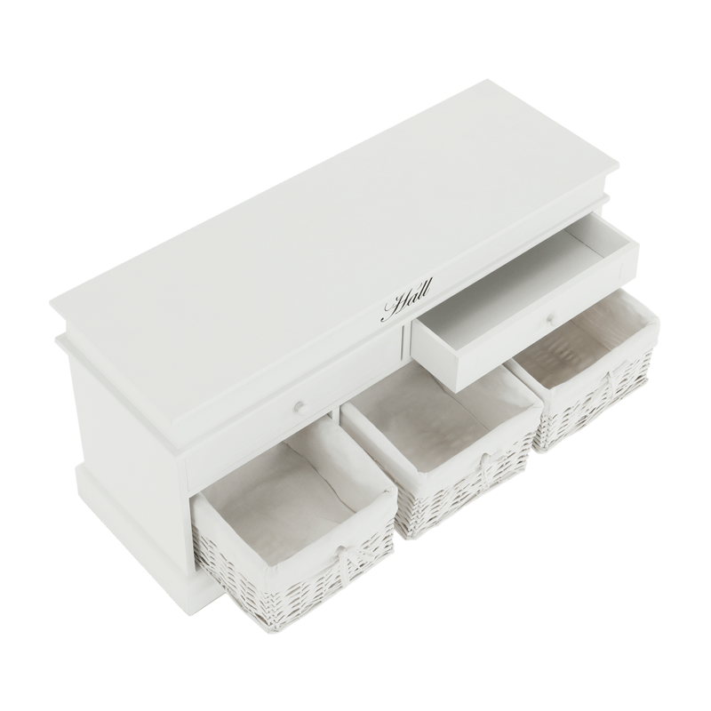 Casa si Gradina - Mobilier - Organizare si depozitare - Bancute - Banca cu spatiu de depozitare, alb, BLANCO SY1232 - Infinity.ro