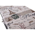 Casa si Gradina - Mobilier - Organizare si depozitare - Bancute - Banca cu  perna, 2 cosuri de rachita, maro inchis/bej/imprimeu, SEAT BENCH 3 - Infinity.ro