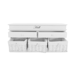 Casa si Gradina - Mobilier - Organizare si depozitare - Bancute - Banca cu spatiu de depozitare, alb, BLANCO SY1232 - Infinity.ro