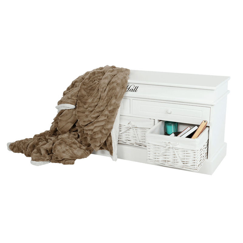 Casa si Gradina - Mobilier - Organizare si depozitare - Bancute - Banca cu spatiu de depozitare, alb, BLANCO SY1232 - Infinity.ro