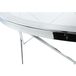 Casa si Gradina - Mobilier - Mese si birouri - Masute de cafea - Masuta de cafea, crom/sticla transparenta, LEONEL - Infinity.ro