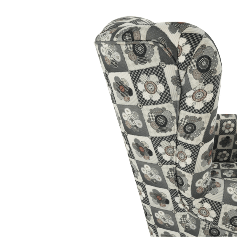 Casa si Gradina - Mobilier - Scaune si fotolii - Fotolii - Fotoliu, material textil in stilul patchwork N1, CHARLOT - Infinity.ro