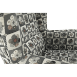 Casa si Gradina - Mobilier - Scaune si fotolii - Fotolii - Fotoliu, material textil in stilul patchwork N1, CHARLOT - Infinity.ro