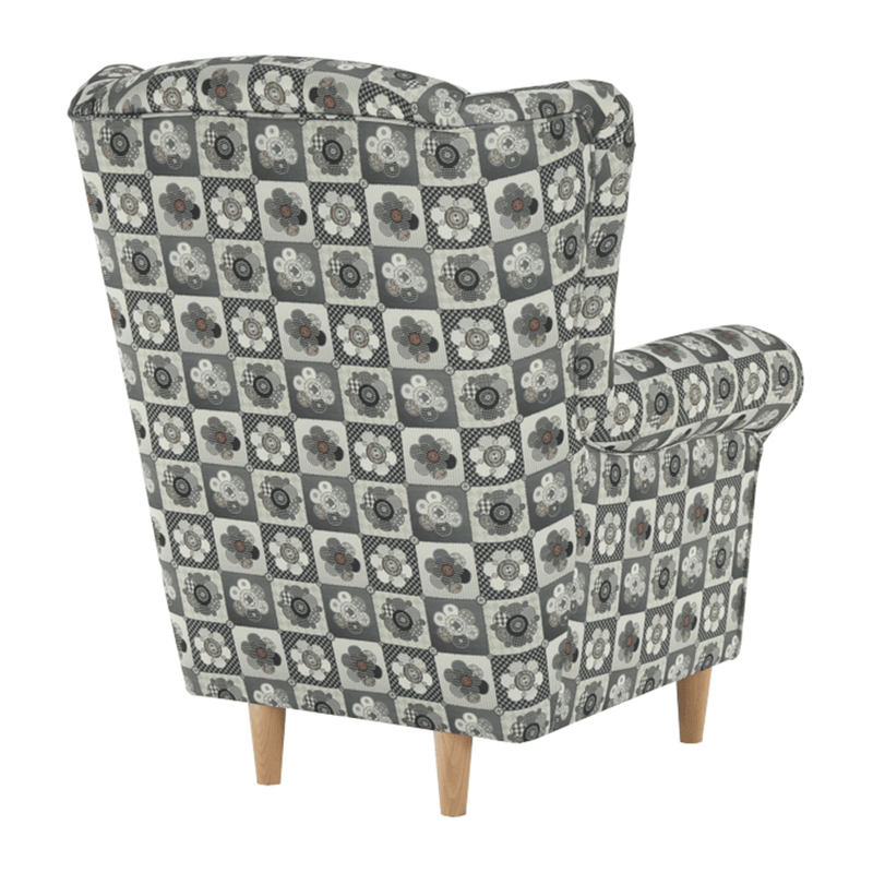 Casa si Gradina - Mobilier - Scaune si fotolii - Fotolii - Fotoliu, material textil in stilul patchwork N1, CHARLOT - Infinity.ro