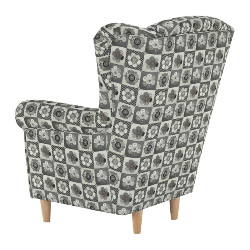 Casa si Gradina - Mobilier - Scaune si fotolii - Fotolii - Fotoliu, material textil in stilul patchwork N1, CHARLOT - Infinity.ro