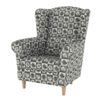 Casa si Gradina - Mobilier - Scaune si fotolii - Fotolii - Fotoliu, material textil in stilul patchwork N1, CHARLOT - Infinity.ro