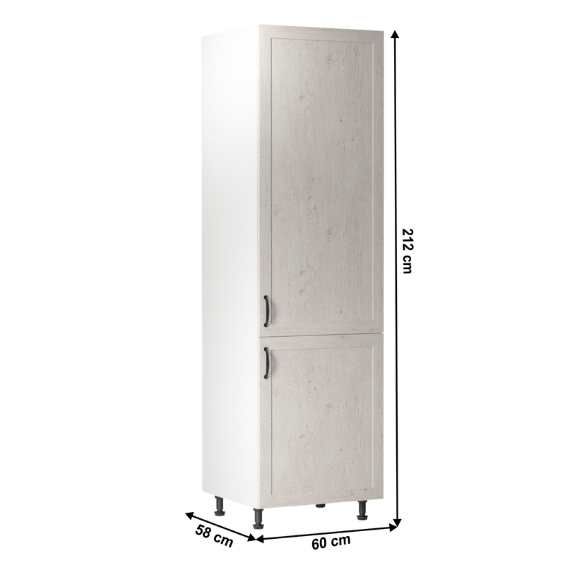 Casa si Gradina - Mobilier - Dulapuri si sifoniere - Dulapuri - Dulap inalt, alb/pin nordic, dreapta, ROYAL D60R - Infinity.ro