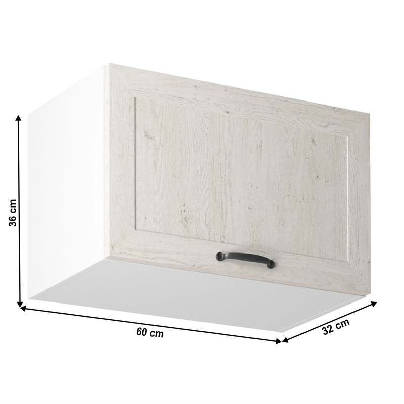 Casa si Gradina - Mobilier - Dulapuri si sifoniere - Dulapuri - Dulap superior, alb/pin nordic, ROYAL G60KN - Infinity.ro