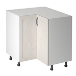 Casa si Gradina - Mobilier - Dulapuri si sifoniere - Dulapuri - Dulap inferior de colt, alb/pin nordic, dreapta, ROYAL D90N - Infinity.ro