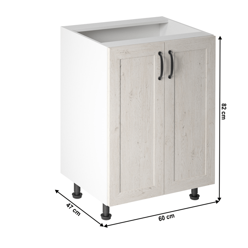 Casa si Gradina - Mobilier - Dulapuri si sifoniere - Dulapuri - Dulap inferior, alb/pin nordic, ROYAL D60 - Infinity.ro