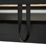 Casa si Gradina - Mobilier - Canapele si coltare - Coltare - Coltar in forma de U, piele ecologica neagra, model dreapta, BITER U - Infinity.ro