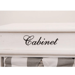 Casa si Gradina - Mobilier - Comode si corpuri - Comode - Comoda, 4 cosuri, gri/alb, MANON 4 - Infinity.ro