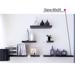 Casa si Gradina - Mobilier - Biblioteci si rafturi - Rafturi - Polita, negru lucios, GANA FY 11044-4 - Infinity.ro