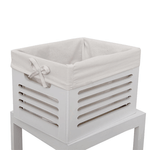 Casa si Gradina - Mobilier - Comode si corpuri - Comode - Comoda 3 cosuri, alb/gri, BIBI 3 - Infinity.ro