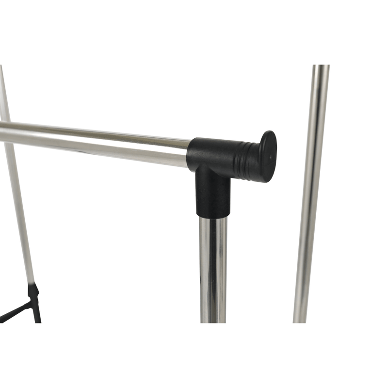 Casa si Gradina - Mobilier - Organizare si depozitare - Cuiere - Cuier mobil, inox/plastic negru, OLIVER - Infinity.ro