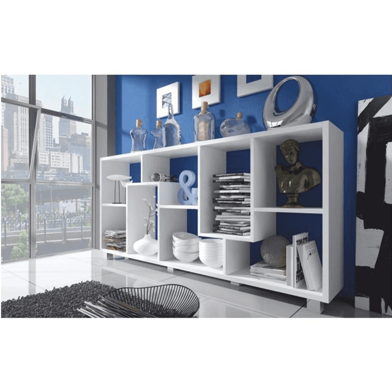 Casa si Gradina - Mobilier - Biblioteci si rafturi - Etajere - Etajera, alb,  ADEN - Infinity.ro