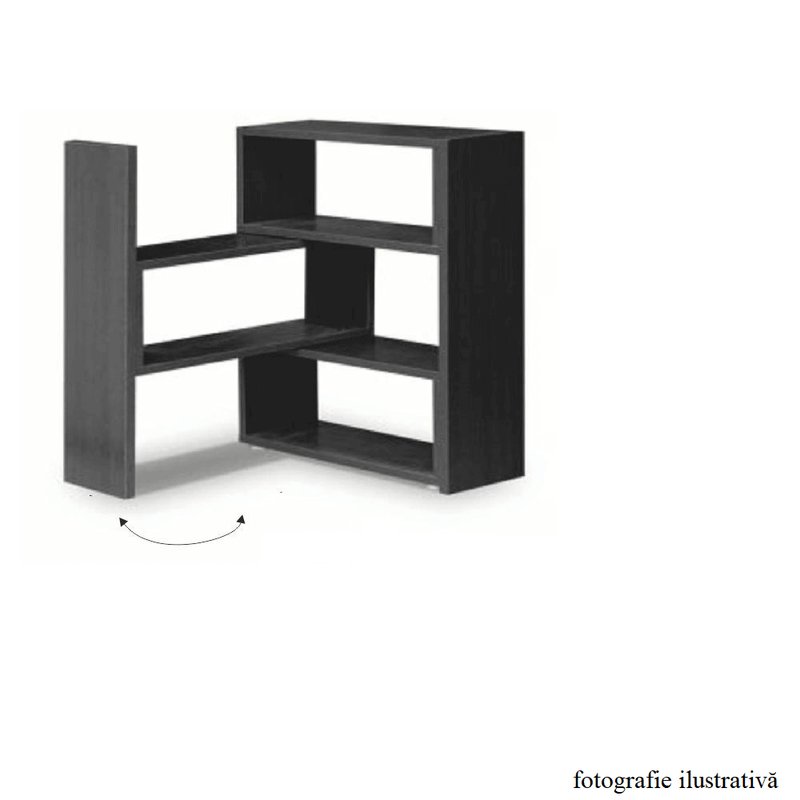 Casa si Gradina - Mobilier - Biblioteci si rafturi - Etajere - Etajera, stejar sonoma, KLOE III - Infinity.ro