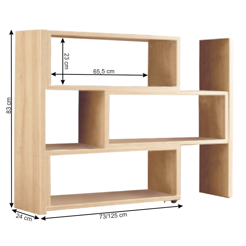 Casa si Gradina - Mobilier - Biblioteci si rafturi - Etajere - Etajera, stejar sonoma, KLOE III - Infinity.ro