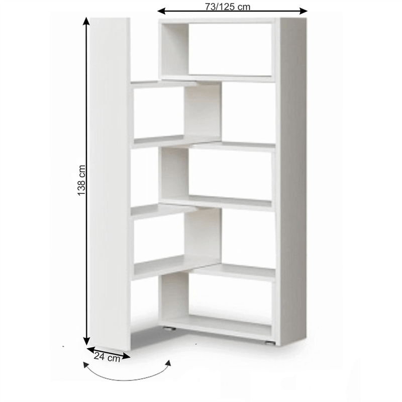 Casa si Gradina - Mobilier - Biblioteci si rafturi - Etajere - Etajera, alba, KLOE II - Infinity.ro