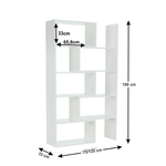 Casa si Gradina - Mobilier - Biblioteci si rafturi - Etajere - Etajera, alb, KLOE I - Infinity.ro