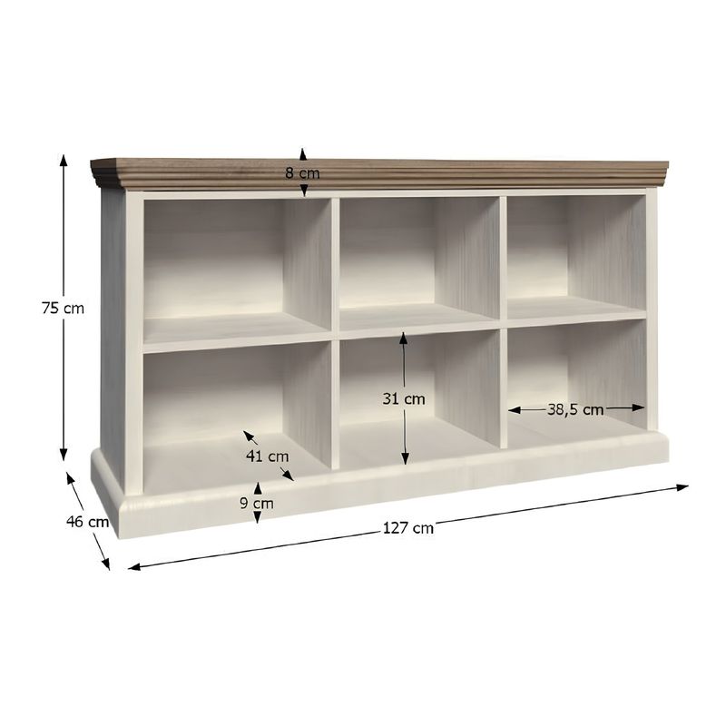 Casa si Gradina - Mobilier - Comode si corpuri - Comode - Comoda TV, pin nordic/stejar salbatic, ROYAL RN - Infinity.ro