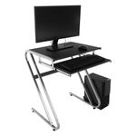 Casa si Gradina - Mobilier - Mese si birouri - Birouri - Masa PC, neagra+argintie, JOFRY - Infinity.ro