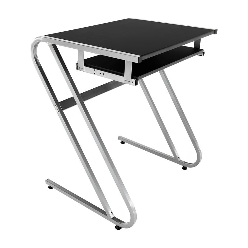 Casa si Gradina - Mobilier - Mese si birouri - Birouri - Masa PC, neagra+argintie, JOFRY - Infinity.ro