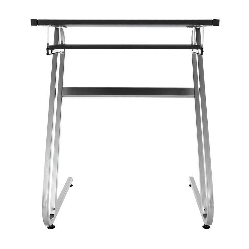 Casa si Gradina - Mobilier - Mese si birouri - Birouri - Masa PC, neagra+argintie, JOFRY - Infinity.ro