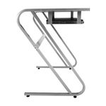 Casa si Gradina - Mobilier - Mese si birouri - Birouri - Masa PC, neagra+argintie, JOFRY - Infinity.ro