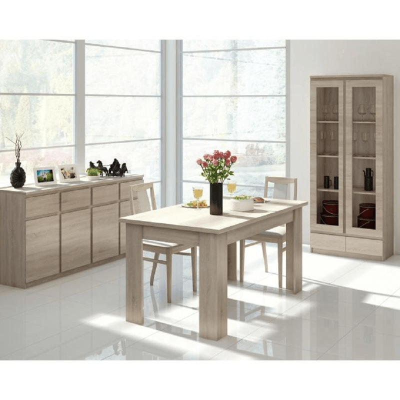 Casa si Gradina - Mobilier - Comode si corpuri - Comode - Comoda, typ 11, cu patru usi, patru sertare, stejar sonoma, PANAMA - Infinity.ro